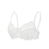 Wingslove Sujetador balconette sin relleno de cobertura completa para mujer,