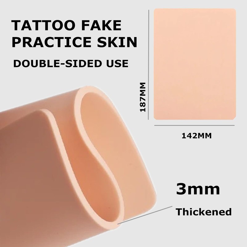 Yuelong 229Pcs Tattoo Skin Practice Kit - Pro Tattoo Starter