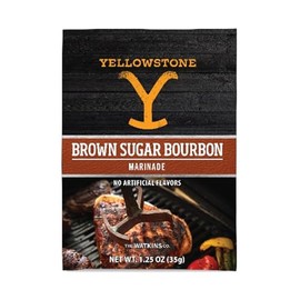 Yellowstone Brown Sugar Bourbon Marinade, 1.25 Ounce (Pack of 12)
