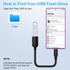 USB C to USB 3.0 Adapter, 5Gbps High-Speed Data Transfer
