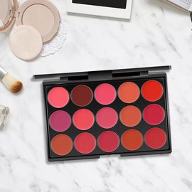 Harilla Lipstick Palette, Lip Gloss Makeup Palette, Creamy Non-Sticky Lip Glosses, Professional Cosmetics, 15 Colors Makeup Set Gift For