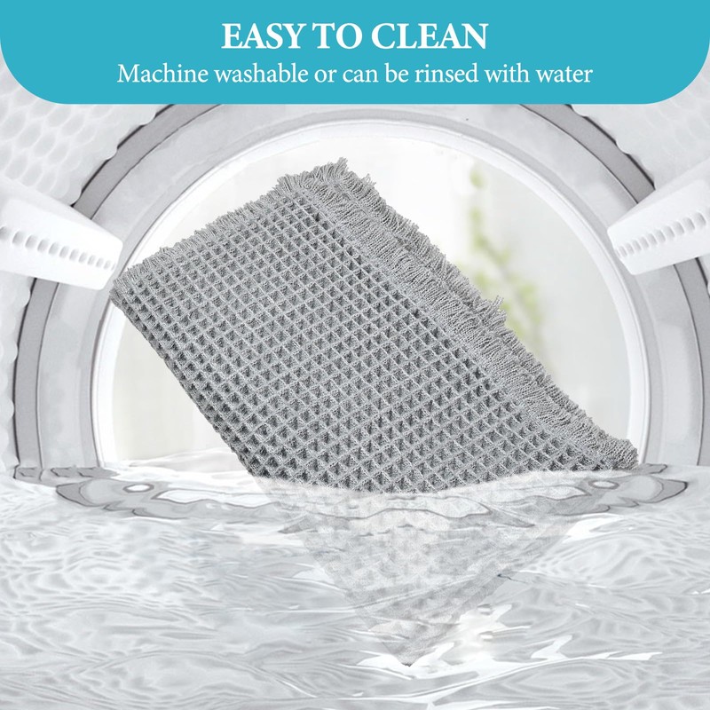 Waffle Bath Mat 30" x 17" Super Absorbent - Non