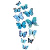 YANYULI 3D Butterfly Wall Stickers Random Pattern Magnet Butterfly Sticker