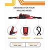 Strapinno Retractable Ratchet Straps - 1 in x 2.5 ft