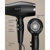 ANNLARY Ionic Hair Dryer with Diffuser for Curly Hair, Professional