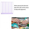 Diamond Art Ruler Tools,Non-Slip Textured Grid Ruler for Diamond Art,Dia-mond