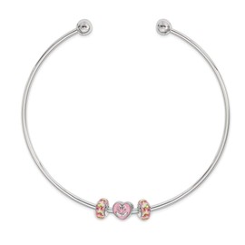 Sonia Jewels 925 Sterling Silver Choker/Cuff Necklace