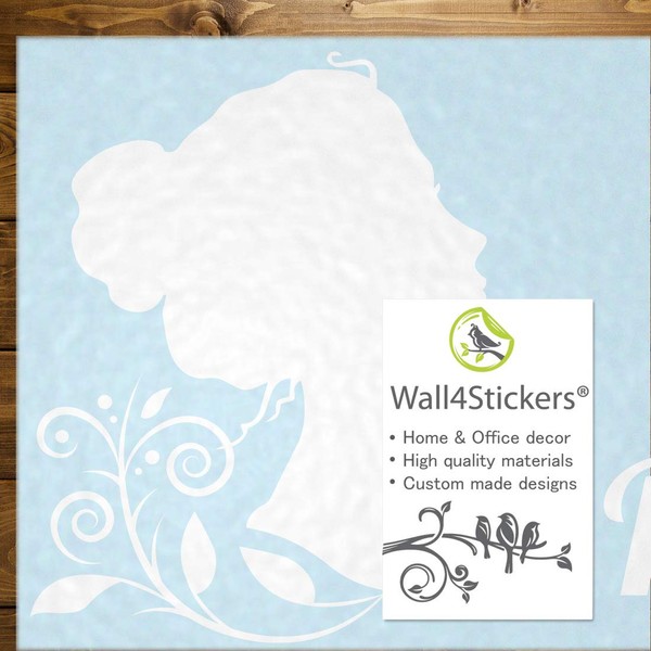 Wall4stickers Vinyl-Aufkleber für Friseursalon, für Frauen