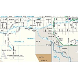 Maricopa | Pinal County Wall Map Dry Erase Ready-to-Hang