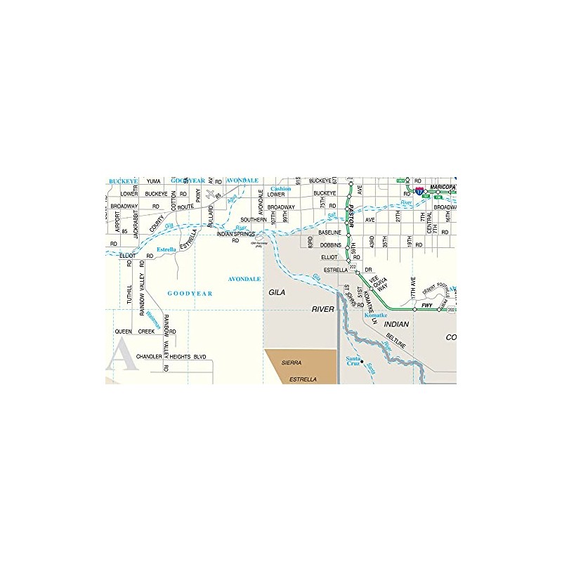 Maricopa | Pinal County Wall Map Dry Erase Ready-to-Hang