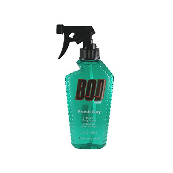 PARFUMS DE COEUR Bod Man Fresh Guy For Men Fragrance Body Spray, 8 oz