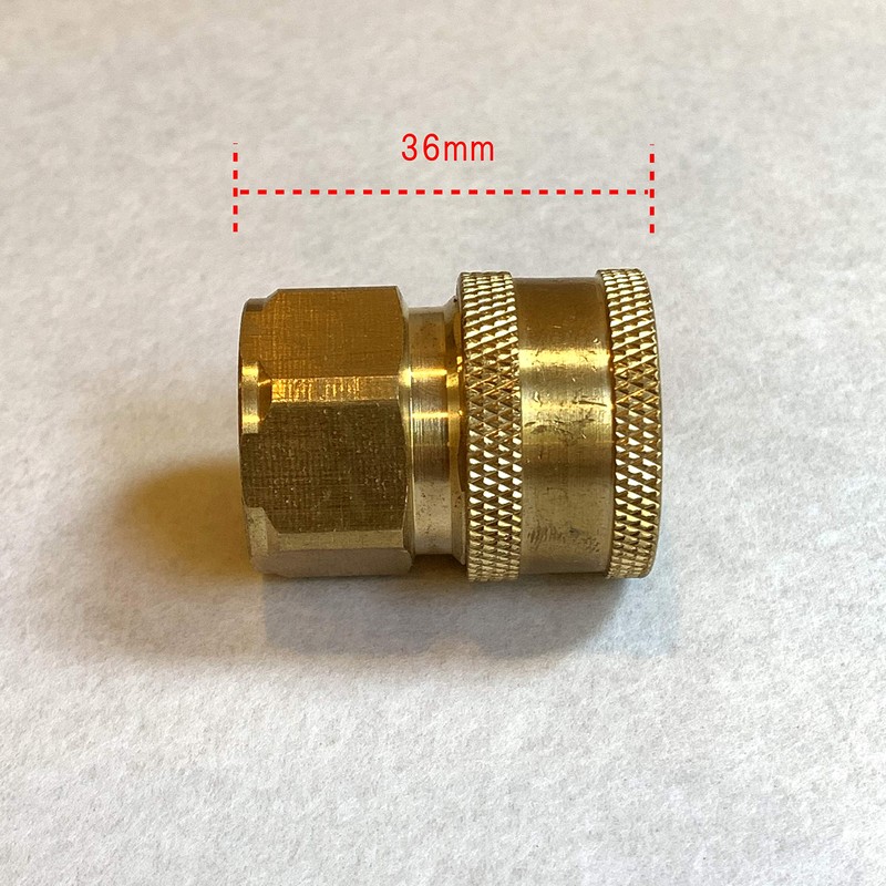 HOTEISON High-Pressure Washer 3/8 One-Touch Coupler M22 Compatible, High-Pressure Washer