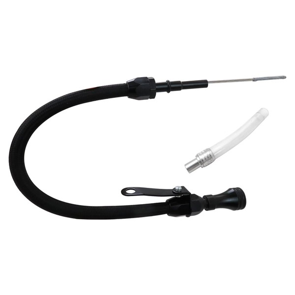 Truck Flexible Oil Dipstick Black Compatible for LS Car Truck