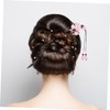 Ipetboom Hair Clasp Tassels Hair Stick Ancient Style Wooden Hairpin
