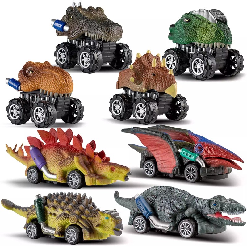 PLAYVIBE Dinosaur Toys for Kids 5-7. 12 Realistic Small Dinosaur