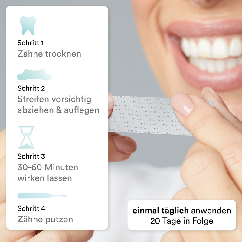 Uniquesmile Teeth Whitening Strips – Free from Peroxide – Innovative