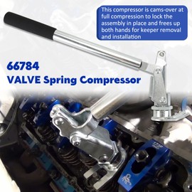 GWNOWZZET Stud Mount 66784 Valve Spring Compressor Remove & Install Valve Spring Fit for 3/8" 7/16" Rocker Studs