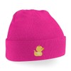 Adults Duck Beanie Hat (Black)