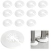 12 rosette rosette per termosifoni universale, 14-29 mm copri tubi