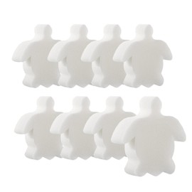 Turtle Oil Absorbing Sponge,Oil Absorbing Sponge Turtle Shaped Cleaning Sponge,Pool Sponge Oil Absorber 8 PCS - Pool Scum Sponge, for Hot Tub Swimming Pool,Spa