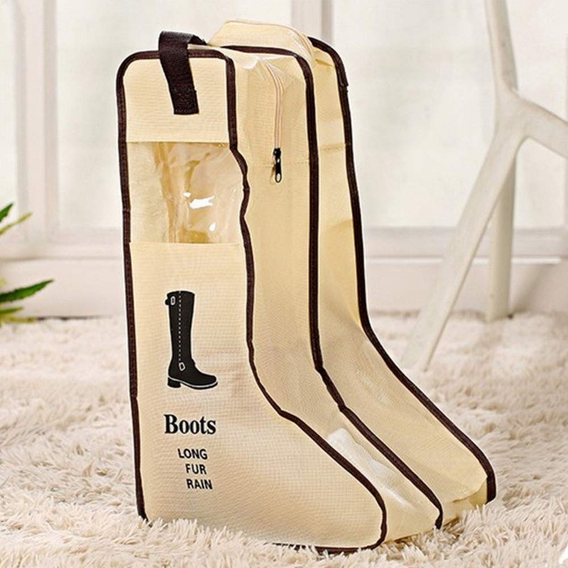 Portable 2 Pack Boots Storage,Tall Boots Storage/Protector Bag, Boots Cover