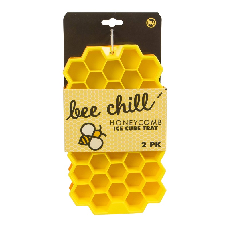 Evriholder Bee Chill Ice Trays, Silicone Ice Tray for Making