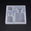 Epoxy Resin Silicone Molds,Perfume Bottle Patch Mold DIY Crystal Epoxy