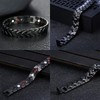 Strong Magnetic Bracelets for Men Titanium Double Strength Magnets Wristband