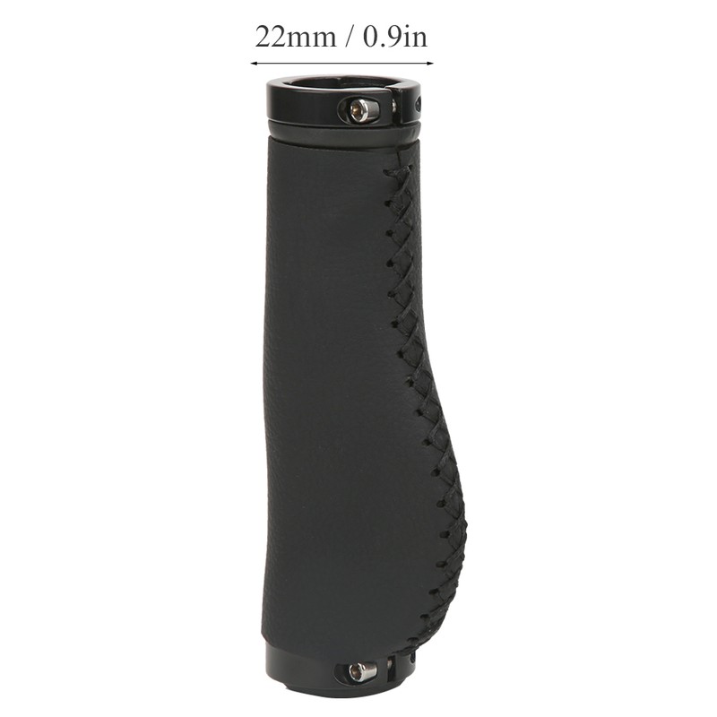 Black Flat Bicycle Handlebar Grips Soft Handle Sleeve Cover Mountain