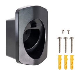 Casoter Type 2 Wall Mount EV Car Charging Cable Holder Organizer Electric Vehicle Charger Plug Holder with Screws Compatible with most EU standards
