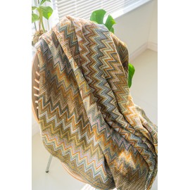 Blanket, Stylish, Throw Blanket, Large, Northern European Knit, Bohemian Pattern, Should, Wearable Blanket, Gift, For Autumn and Winter, Washable, Cold Protection, Air Conditioning, All Year Round