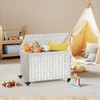 Rolling Storage Basket with Lid, 47.6 Gallon (180L) Storage Bin
