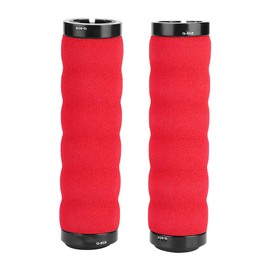 Greensen Bequeme Schwamm-Lenkergriffe, Mountainbike-Rennradstange mit Rutschfester, Gepolsterter Oberfläche, Lenkerverriegelungsgriffe für Mountainbike-Rennräder (Rot)