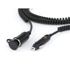 PWR+ Encendedor de Cigarrillos Cable de Extensión 12V Cargador De Coche Socket Enchufe 18AWG - UL Listed Extra Largo (1.8 Metro Uncoiled / 0.4 Metro Coiled)