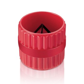 Apvok Pipe and Tubing Reamer Inner-Outer Copper Reamer Pipe Deburring Tool Alloy Steel Tubing Chamfer Tool for PVC/Ppr/Copper/Brass/Aluminum Tubes(3/16-Inch to 1-1/2-Inch) Red