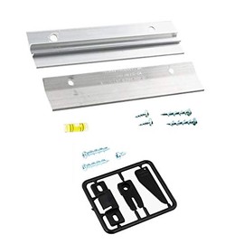 Hangman 6" Heavy-Duty Mirror and Picture Hanger with Security Lock Includes Walldog Anchorless Screws - Aluminum (HM-6D-SL)