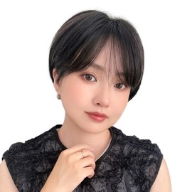 Bright Lara p-hf1867-RFB Women's Medical Wig, Human Hair MIX, Full Wig, Short Wig