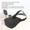 EV800D FPV Goggles with DVR 40CH 5 Inch 800x480 Resolution