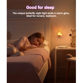 LOHAS-LED Dinosaur Night Light Plug in, Dinosaur Nightlight for Kids, Dusk to Dawn Light Sensor, 3 Lighting Mode Multi-Color Changing Night Lamp, Gift for Children Nursery, Bedroom Décor,1 Pack