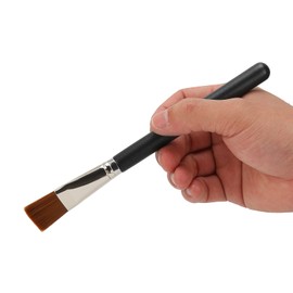 Facial Mask Brush, Flexible Facial Mud Mask Applicator Brush, Premium Quality Silicone Applicator, High Density Fiber Cosmetic Tools Facial Mud Mask Mixing Applicator Brush