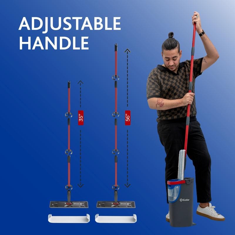 O-Cedar H2prO Flat Mop System:_H2pr0 System + 1 Refill