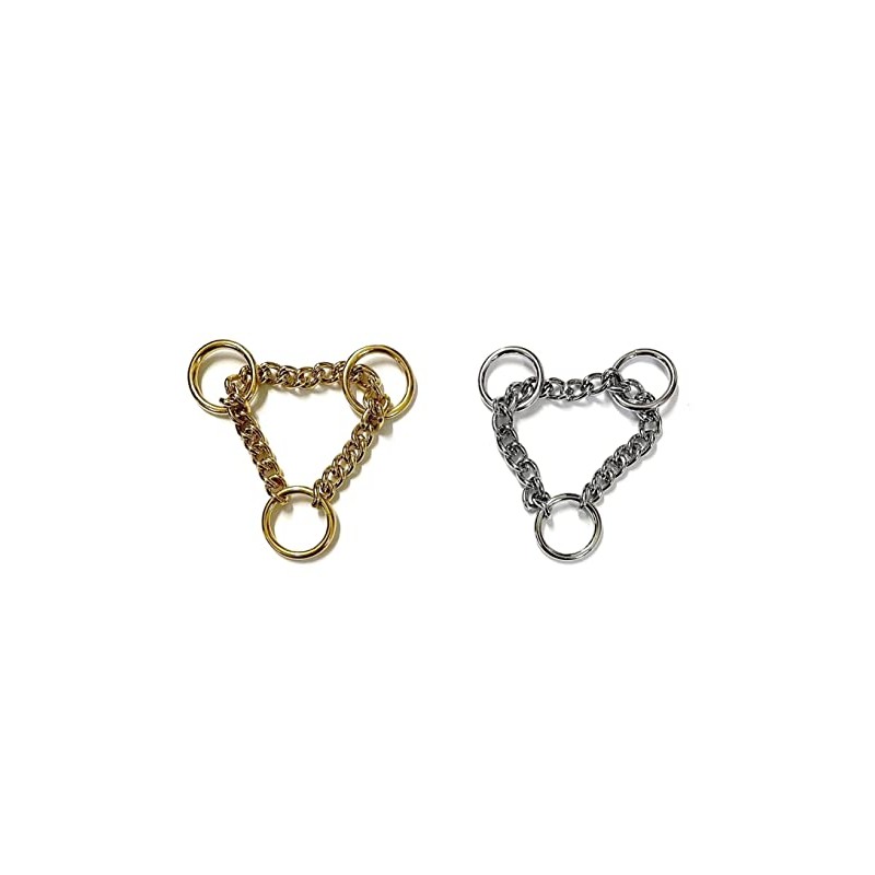 Half Check Chains For Dog Collars Sewing Webbing Or Leather