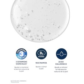 CeraVe Gel Limpiador Espumoso para Piel Normal a Grasa con Ceramidas Esenciales, Niacinamida y Ácido Hialurónico que Protege e Hidrata la Barrera Natu