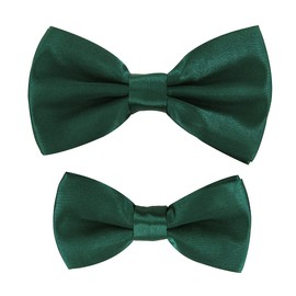 axy Father-son partner look bow tie, already tied, bow ties for men, children, boys, ideal for festivals, photo shoots, weddings, FLIP1, Green