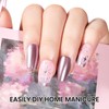 SUPWEE Rose Gold Mirror Nail Polish Quick Dry Metallic Nail