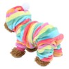 Ruiqas Flannel Dog Hoodies Soft Fuzzy Dog Jumpsuit Autumn Winter