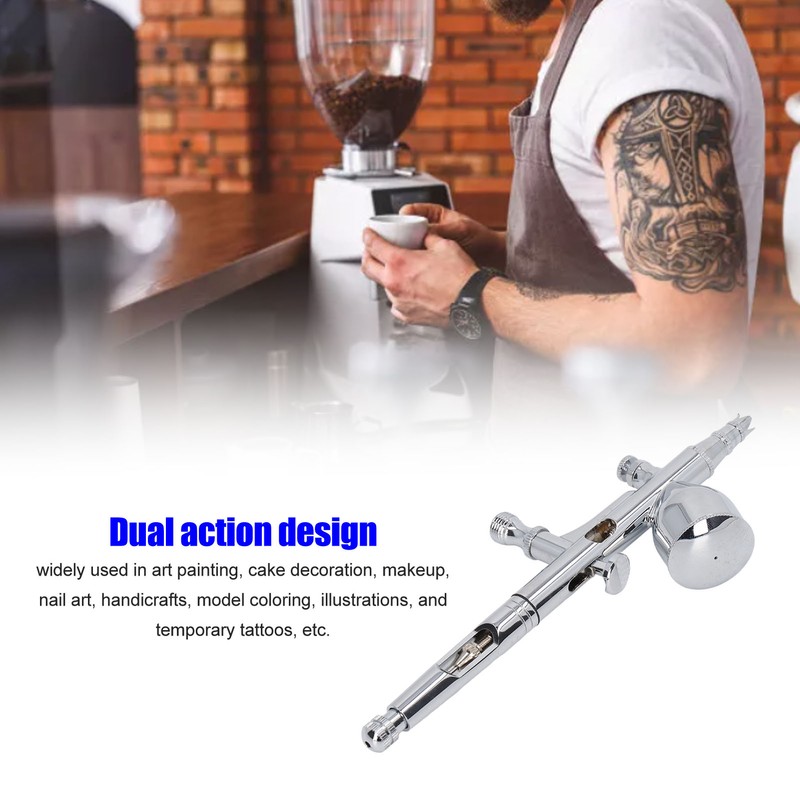 Airbrush Kit Multifunction Dual Action Strong Copper Simple Operation Airbrush
