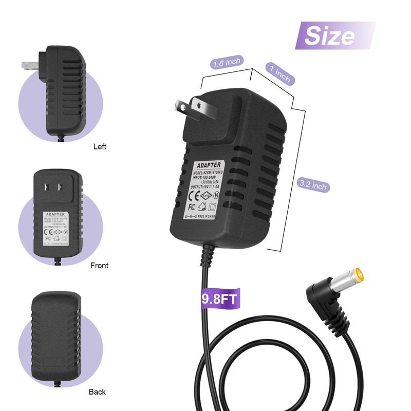 18V Charger for Petsafe ScoopFree Automatic Self-Cleaning Litter Box, Power