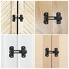DOUBLE 2 C Barn Door Lock, Sliding Door Lock Hardware,