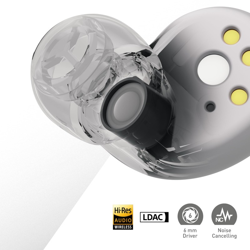 Technics EAH-AZ40M2EK Wireless Earbuds with Noise Cancelling, Multipoint Bluetooth, Comfortable